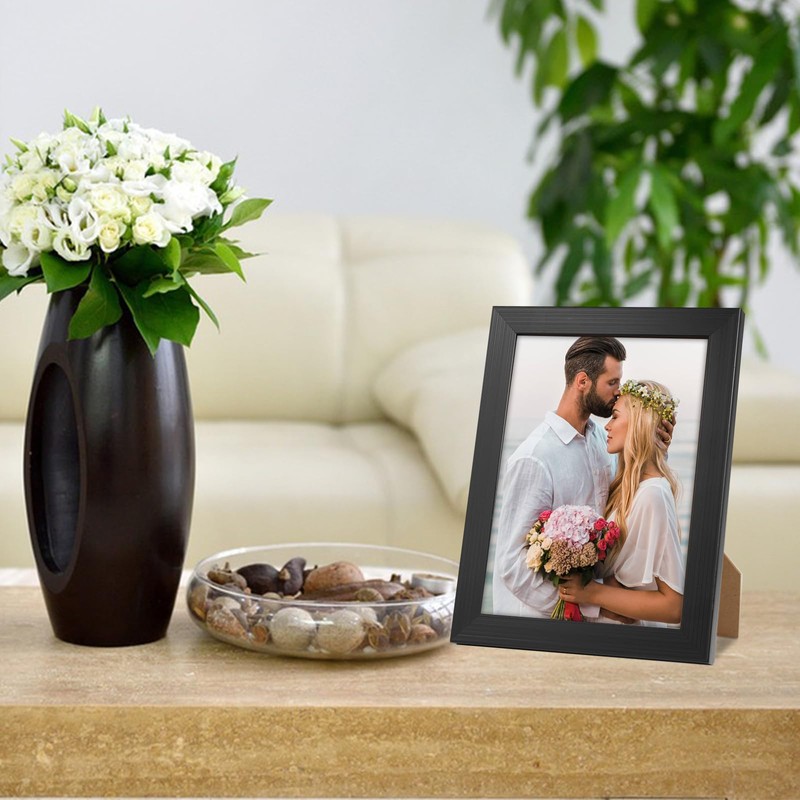 5x7 Picture Frames Black Set of 12 for Wall Gallery