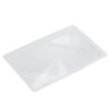 20 Sheet Credit Card Size 3X Magnifiers Portable Transparent Pocket