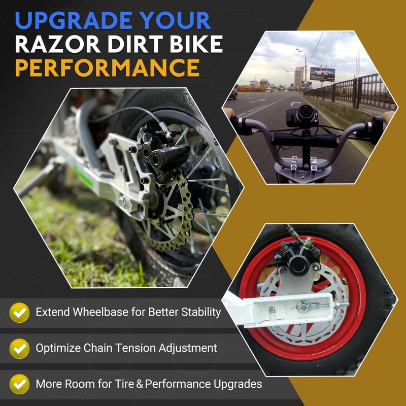 2-3 Inch Swing Arm Extension, Fit for Razor MX650 MX500