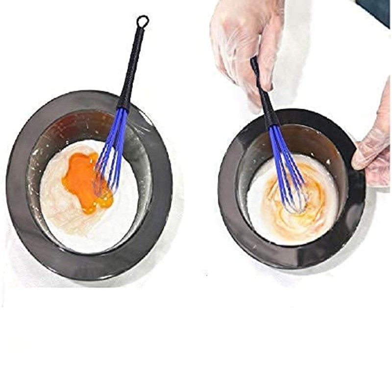 Kitchen Whisk, 5PCS Plastic Salon Hand Whisk Hair Color Dye
