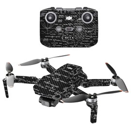 Mighty Skins Carbon Fiber Compatible with DJI Mini 2 Portable Drone - Mathematical Protective, Durable Textured Carbon Fiber Finish Easy to Apply and Change Styles Made in The USA