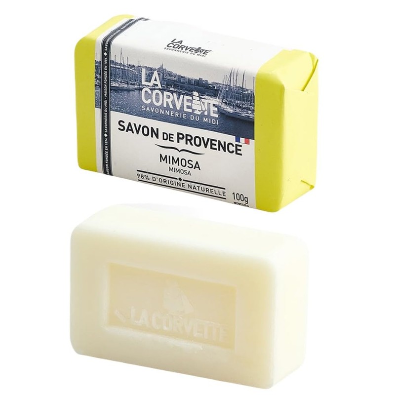 La Corvette Sabon de Provence (Mimosa) Solid Soap, 3.5 oz