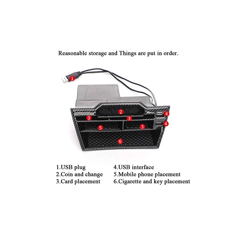 Rifoda for 10th Gen Civic Central Console Storage Box for