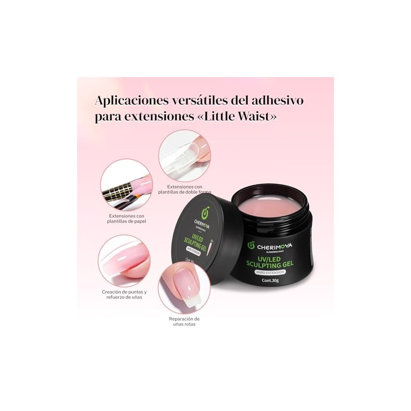 CHERIMOYA Gel Constructor Sólido Para Uñas Extensión 30g | Builder