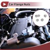 HEROFFIX 5 Pcs M3x0.5 Car Flange Nuts 316 Stainless Steel