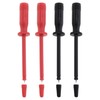 YINETTECH 4Pcs Safety Test Probe With 4mm Socket Connection Sharp