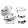 Ginani Magnetic Lashes,Magnetic Eyelashes with applicator Natural Look,Reusable No Glue