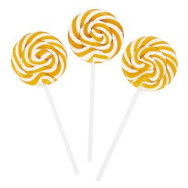 Gold Swirl Lollipop Suckers (24 pack of unicorn pops) Party Candy