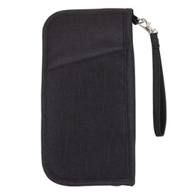 Inter, Travel Document Holder Unisex-Adult, Black, Free Size, Black, Standard