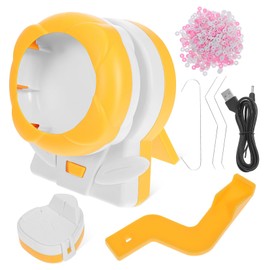 Operitacx 1Set Electric Bead Spinner Kit Automatic Rotation Bead Stringing Tool for Jewelry Making Speed for Clay Beads Compact Design for Bracelets Necklaces Earrings