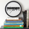 CafePress Accounting is 10" Wall Clock for Livingroom, Kitchen, or