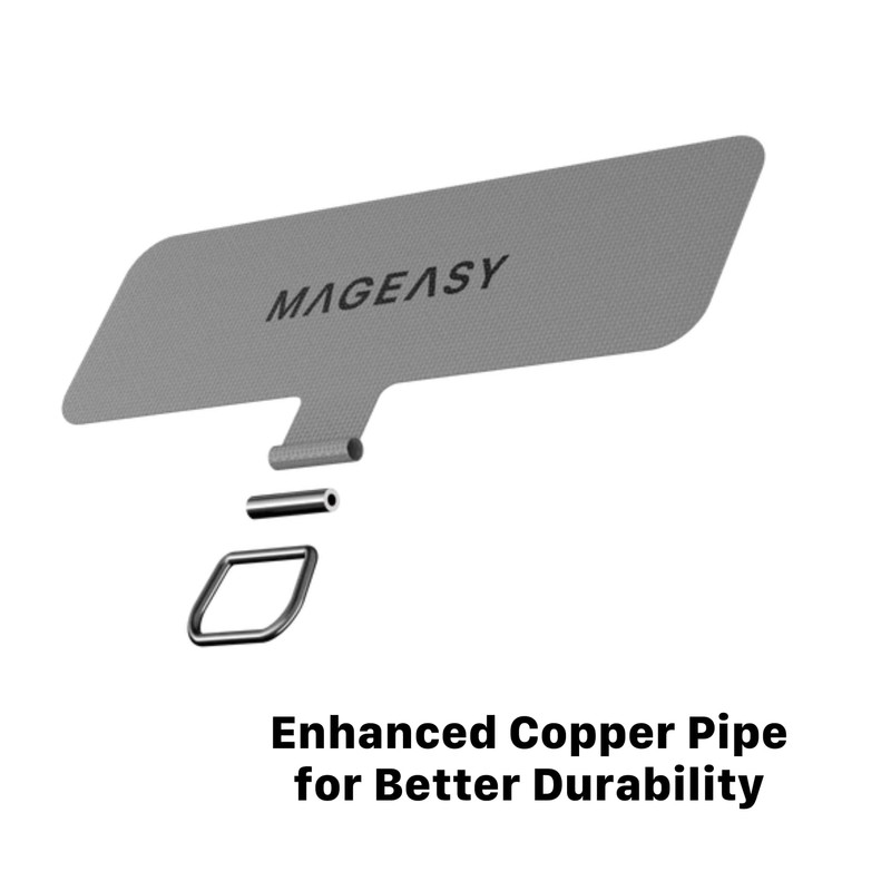 MAGEASY Phone Tether Tab - Tab & Patch for All