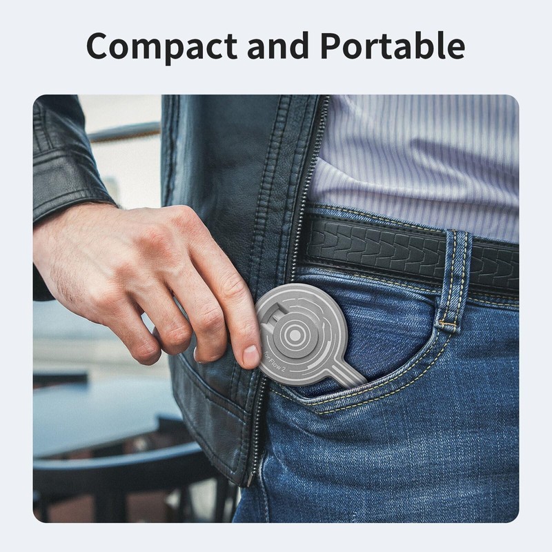 SZZCNOX Magnetic Safe Adapter Compatible with Insta360 Flow 2 Pro,