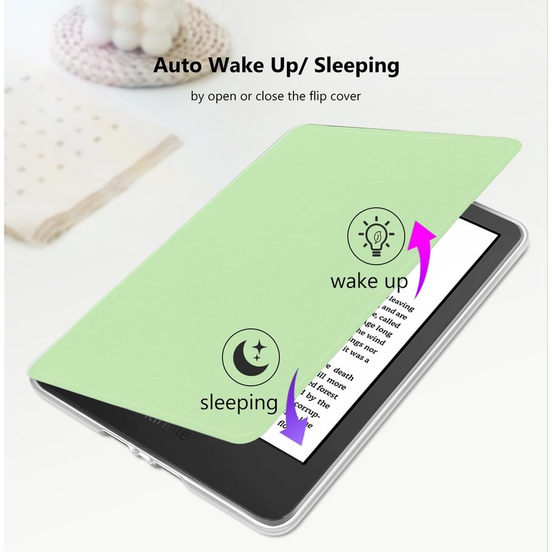 Reelau Case Compatible with 2024 Kindle Paperwhite 12th Generation 7