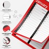 2026 Wall Calendar A4 Month to view A4 Red and