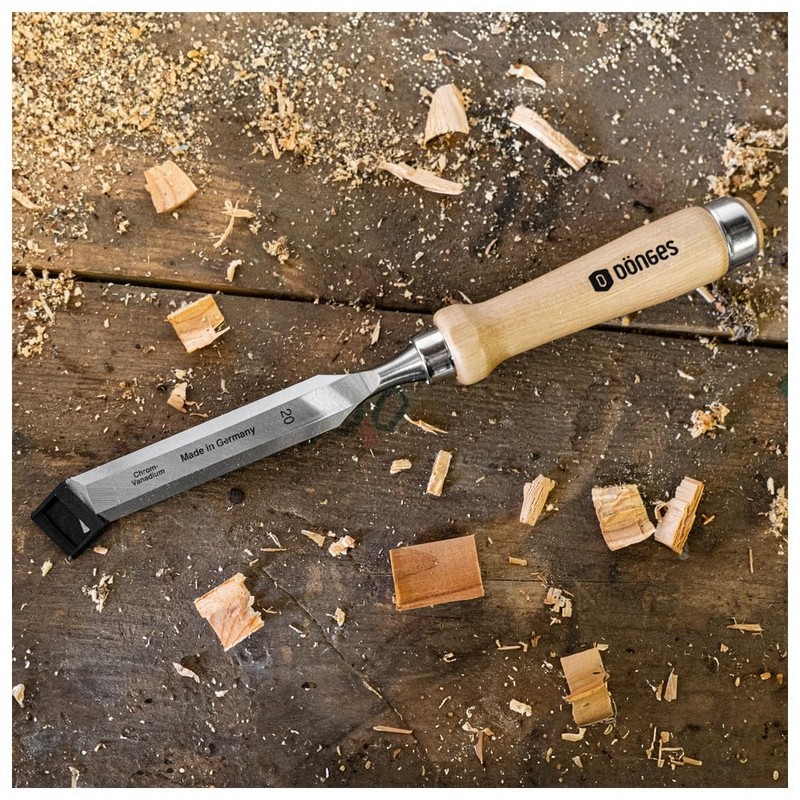Dönges Chisel 20 mm, with Wooden Handle Made of White