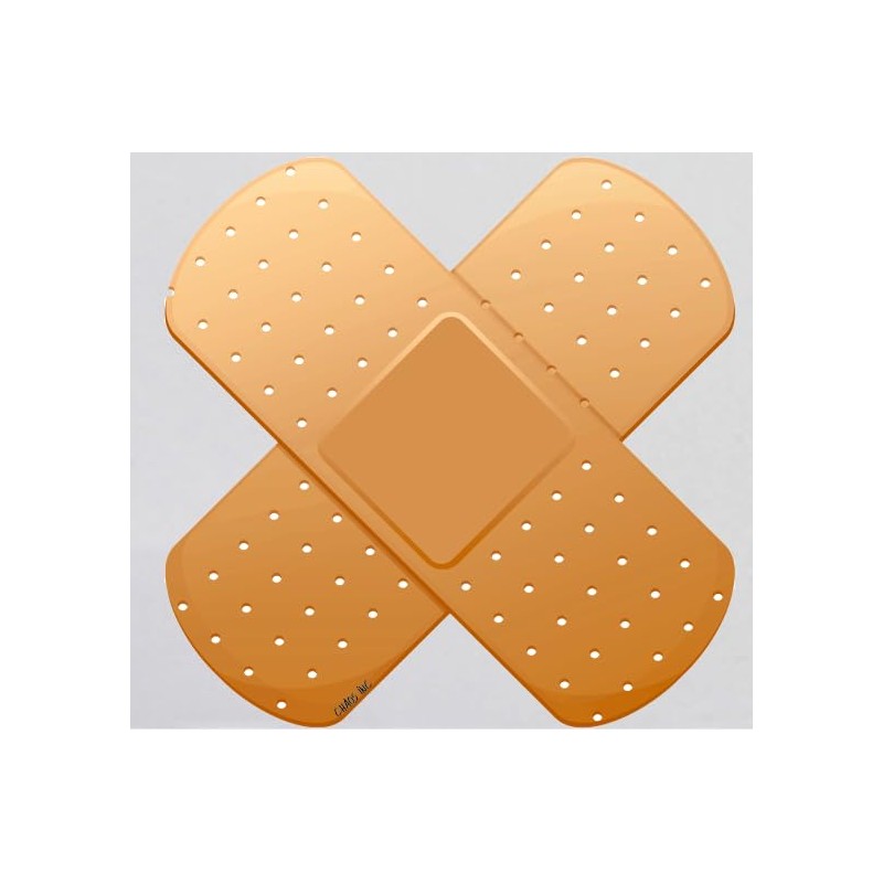 Car Scratch Bump or Blemish Plaster Vinyl Sticker to Cover