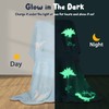 Winthome Glow in The Dark Blanket, Soft Flannel Fleece Blanket,