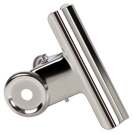 GUOKOFF Large Metal Bulldog Clips, 12 Pcs 63mm Bulldog Clip, Silver Stainless Steel Binder Clip, Hinge Clips Binder Paper Clamp for Photo File Office