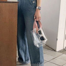 SFr Transparent Bag with Point Handle Small