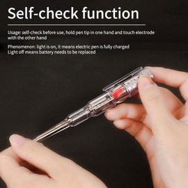 Responsive Electrical Tester Pen, 70-250V Portable Waterproof Electrical Tester Pen with LED Color Light, Non-Contact AC Voltage Tester Pen Voltage Testers,Capacitance and Resistance Meters,Testers