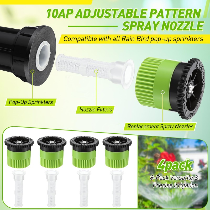 11 Pack Sprinkler Head Adjustment Tool Kit Compatible with Hunter