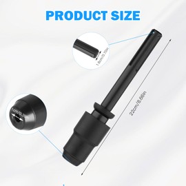 SDS Max to SDS Plus Adapter - 250mm SDS Adapter for Hammer Drill - SDS Max Adapter Keyless Chuck for SDS Max Drill & SDS Plus Chisel - Adapter SDS Max SDS Plus Shank