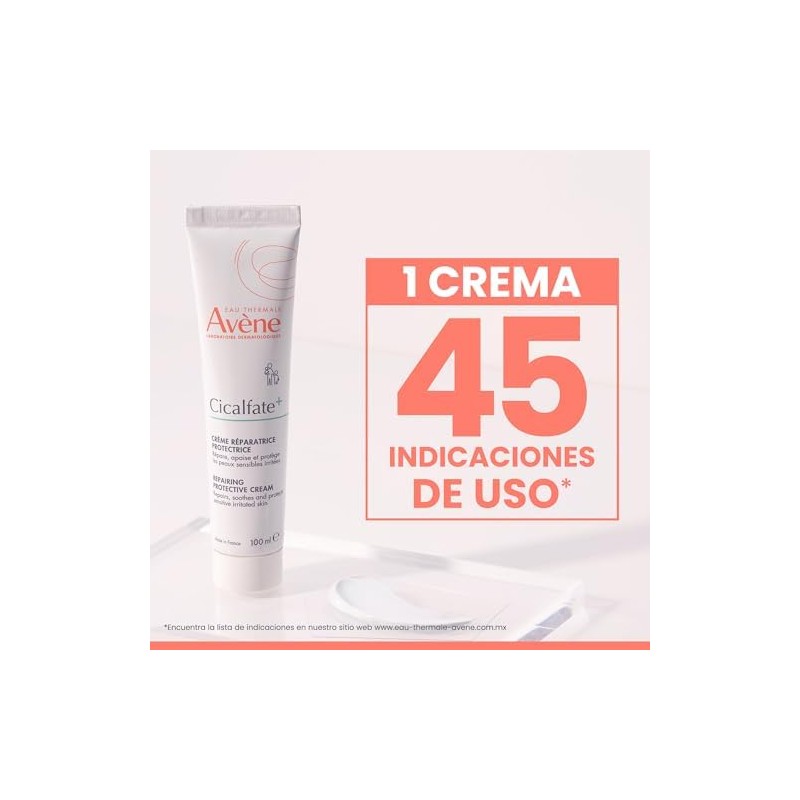 Avene Cicalfate+ Crema Hidratante Reparadora Piel Irritada, 100ml