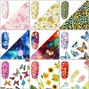 Maitys 300 Sheets Nail Art Foil Transfer Sticker Set Laser
