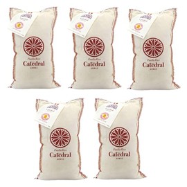 Catedral Valencia Rice DOP Round Grain Rice Paella 500 g (5 Bags, 2.5 kg)