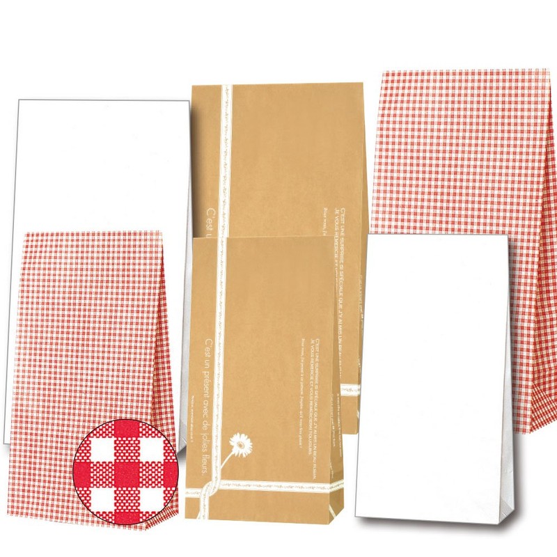 Shimojima Heiko Square Bottom Paper Bag No.4 Ruban 5.1 x