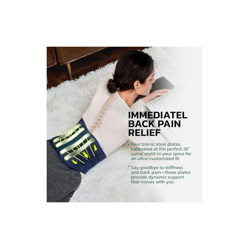 aoFIT- Faja lumbar para aliviar el dolor de espalda baja,