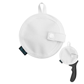 Beautyflier Pizza Wheel Cover, Pizza Steering Wheel Cover for 4-Inch or Smaller Pizza Wheel, Durable Pizza Cutter Sleeve, Easy to Install Pizza Knife Sheath, with Lanyard, White (Sleeve Only)