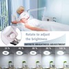 10X Magnifying Floor Lamp with 5 Wheels Rolling Base for