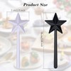 THJOPOKEEL 2 Pcs Salt and Pepper Shakers, Magic Star Wand