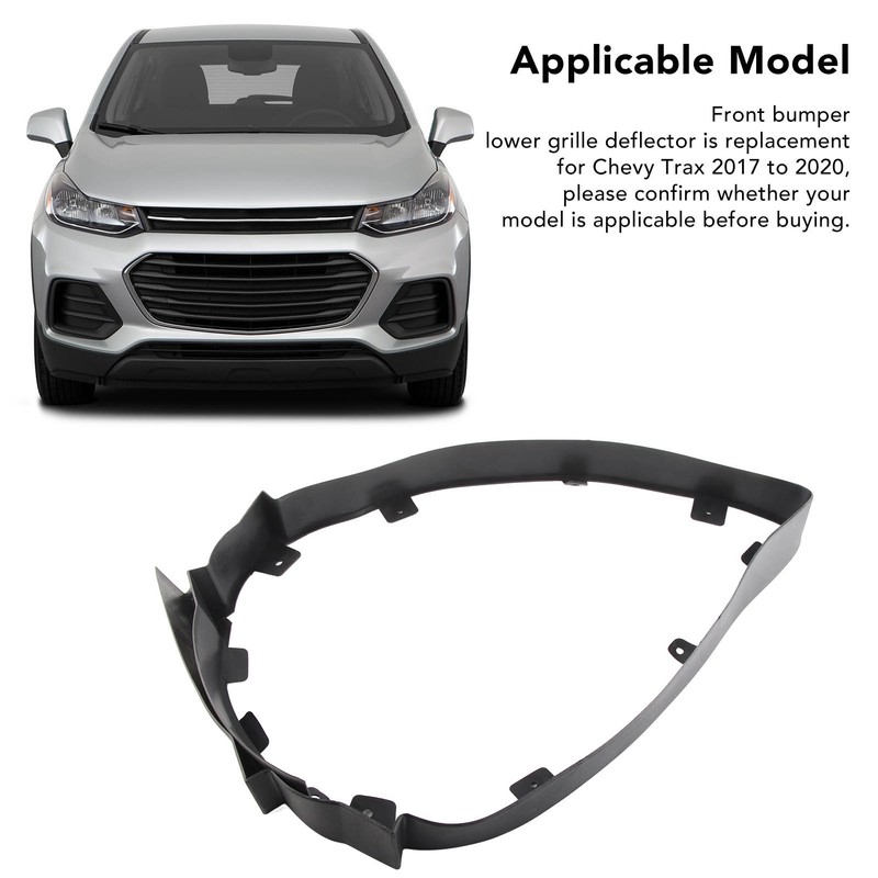 Front Bumper Lower Grille Deflector 42546377 Replacement for Chevy 2017