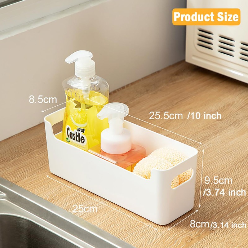 LANSKYWARE 2 Pack Cabinet Organizer Storage, Adhesive Over Cabinet Door