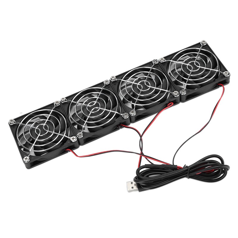 Router Cooling Fans 5V USB Power Heat Sink ABS for
