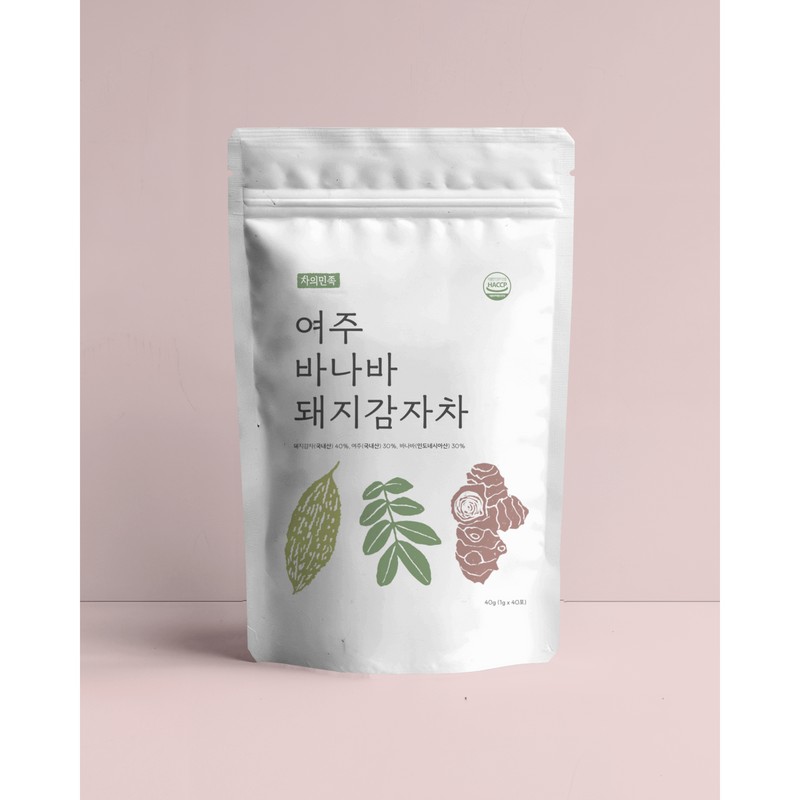 차의민족 여주 바나바 돼지감자차, 40g, 1개 Cha's Nation Yeoju Banaba