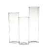 Fun Express Bulk Glass Cylinder Vase Set - 12 Pc