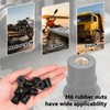10 x Motorcycle Mounting Windshield M6, Motorcycle Windscreen Screws Rubber