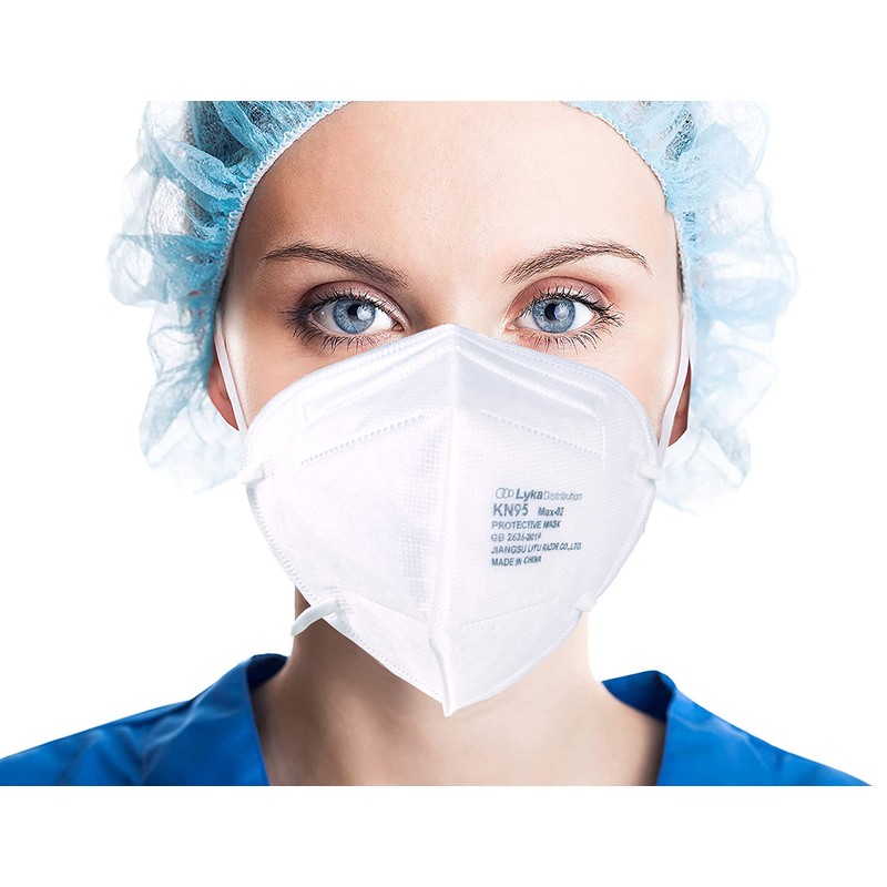 Lyka Distribution KN95 Face Masks - 50 Pack - 5