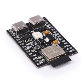 HiLetgo ESP32-C3 ESP32-C3-DevKitM-1 Core Board Dual Type-C Development Board ESP32-C3-MINI-1 ESP32-C3FN4 2.4G WIFI + Bluetooth 5.0 (LE) for Python Arduino