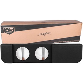 Skar Audio Dual 10" Subwoofer Enclosure Compatible with 2009-2014 Ford F-150 SuperCrew Cab Trucks