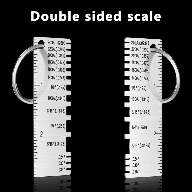 Double Sided Wire Metal Sheet Thickness Gauge Wire Measurement Tool