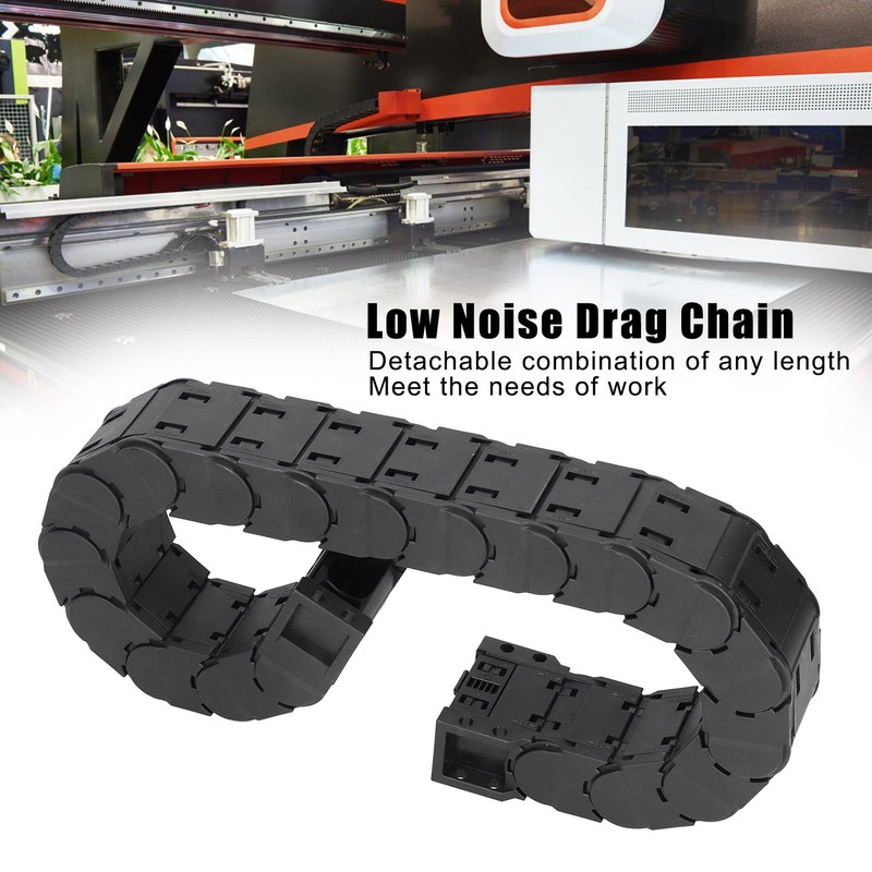 Drag Chain Wire Carrier Totally Enclosed Low Noise Towing Chain