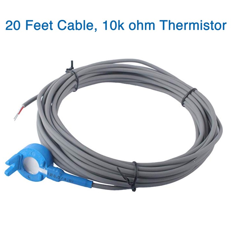 AR-PRO 520272 Air/Water/Solar Temperature Sensor with 20-Feet Cable Replacement Pool/Spa