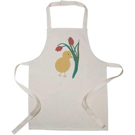 Azeeda 'Easter Chick And Tulips' Kid’s Cooking Apron (AP00065697)