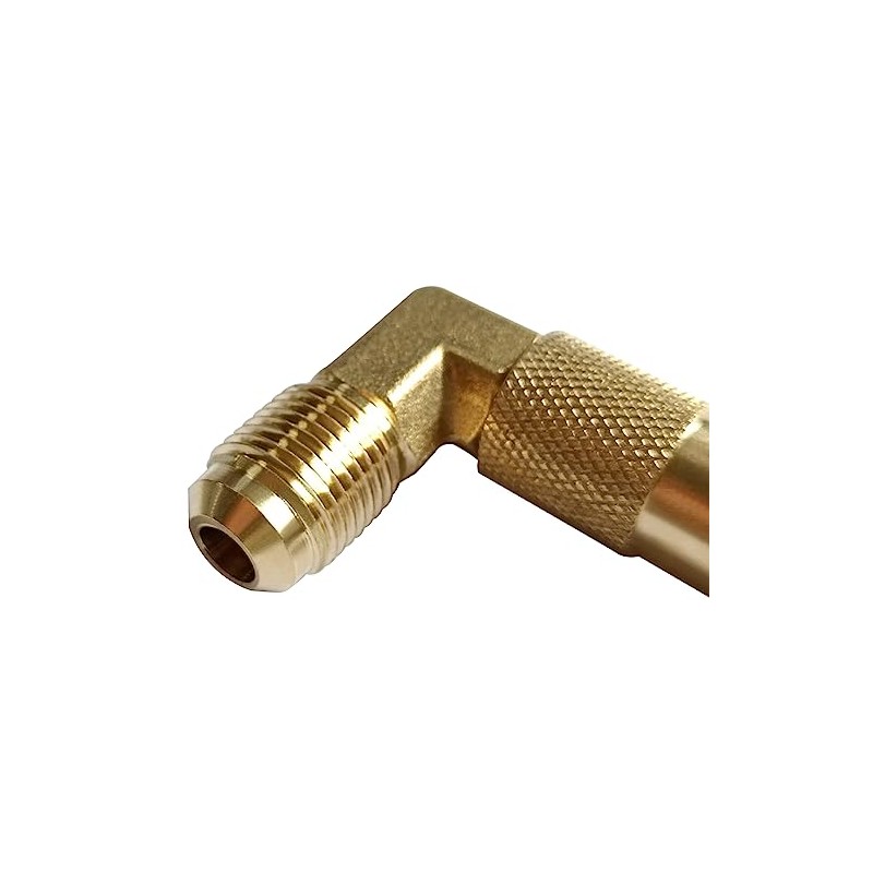 Seihao Propane Elbow Adapter with 3/8" Male Flare Connector Fitting