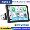 ESSGOO 9" Single DIN Android Auto Car Stereo Apple Carplay